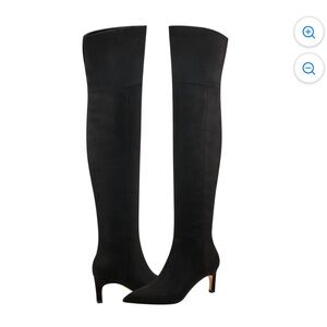 Marc Fisher Qulie Black Over-the-Knee Women's Boots